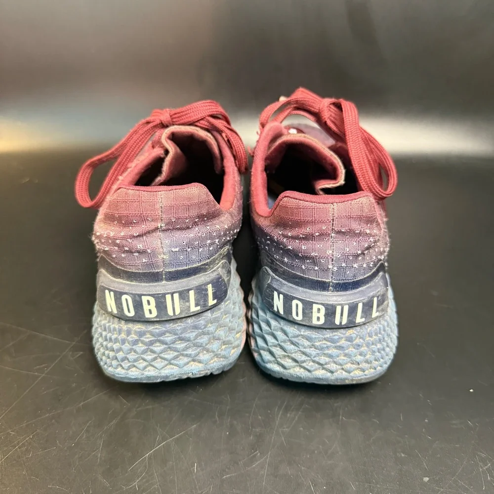 NOBULL Ripstop Runner Burgundy Blue Ombre Synthetic‎ Athletic Womens 8.5 Mens 7